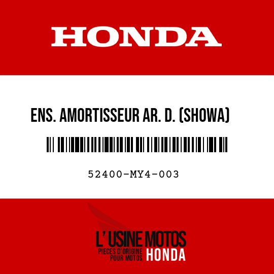 image de 52400-MY4-003 ENS. AMORTISSEUR AR. D. (SHOWA)