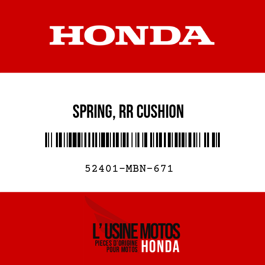 image de 52401-MBN-671 SPRING, RR CUSHION