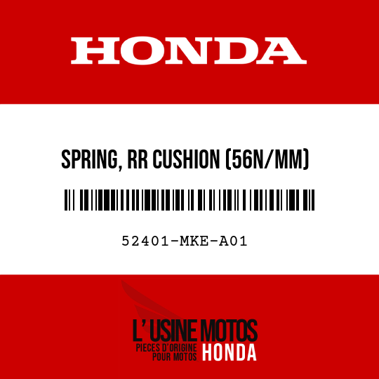 image de 52401-MKE-A01 SPRING, RR CUSHION (56N/MM)