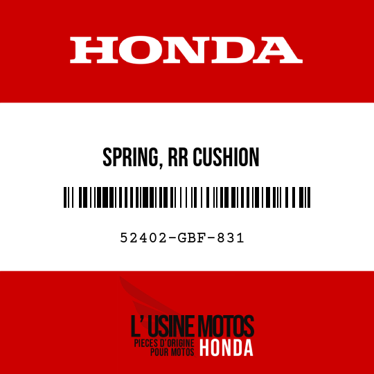 image de 52402-GBF-831 SPRING, RR CUSHION (49N/MM,50KGF/MM)
