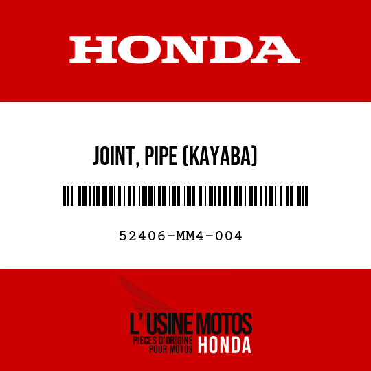 image de 52406-MM4-004 JOINT, PIPE (KAYABA)