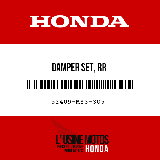 image de 52409-MY3-305 DAMPER SET, RR