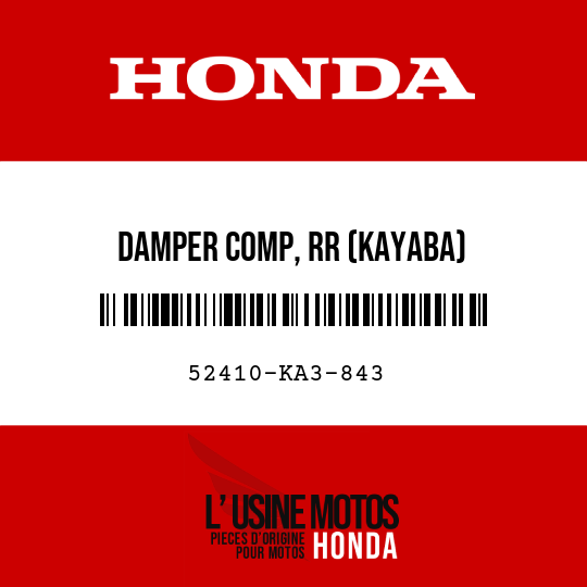 image de 52410-KA3-843 DAMPER COMP, RR (KAYABA)