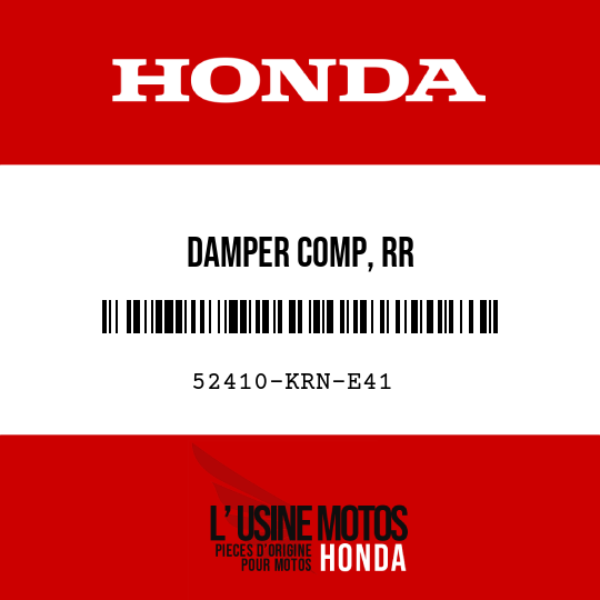 image de 52410-KRN-E41 DAMPER COMP, RR