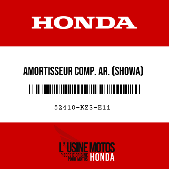 image de 52410-KZ3-E11 AMORTISSEUR COMP. AR. (SHOWA)