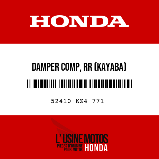 image de 52410-KZ4-771 DAMPER COMP, RR (KAYABA)