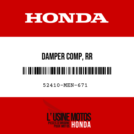image de 52410-MEN-671 DAMPER COMP, RR