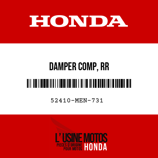 image de 52410-MEN-731 DAMPER COMP, RR