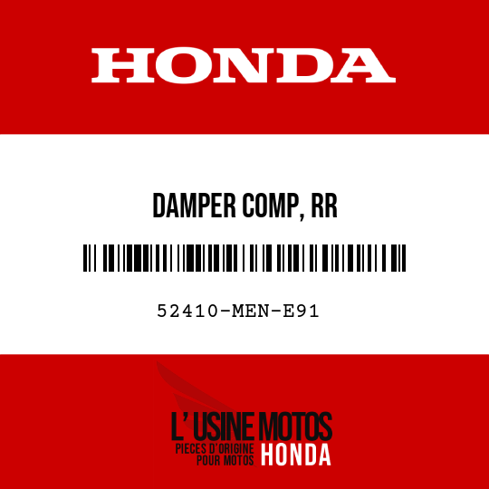 image de 52410-MEN-E91 DAMPER COMP, RR