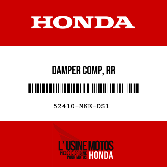 image de 52410-MKE-DS1 DAMPER COMP, RR