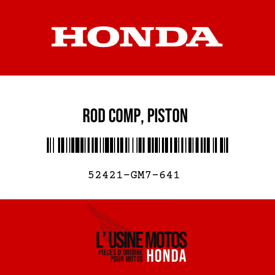image de 52421-GM7-641 ROD COMP, PISTON