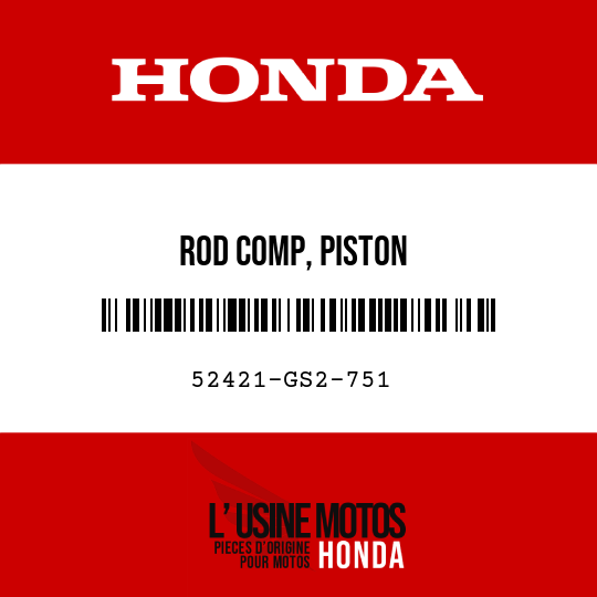 image de 52421-GS2-751 ROD COMP, PISTON