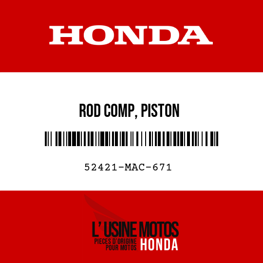 image de 52421-MAC-671 ROD COMP, PISTON
