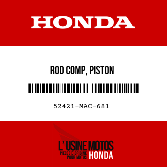 image de 52421-MAC-681 ROD COMP, PISTON