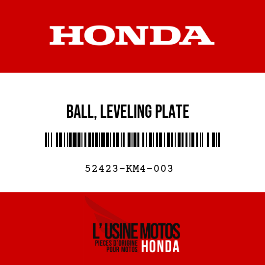 image de 52423-KM4-003 BALL, LEVELING PLATE
