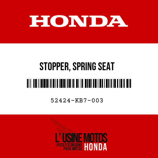 image de 52424-KB7-003 STOPPER, SPRING SEAT