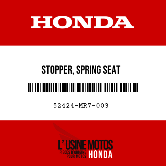 image de 52424-MR7-003 STOPPER, SPRING SEAT