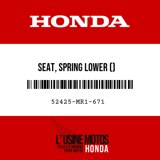image de 52425-MR1-671 SEAT, SPRING LOWER ()