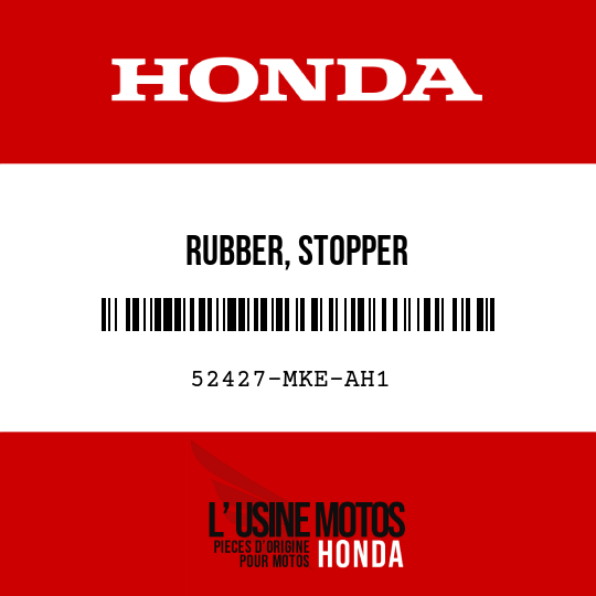 image de 52427-MKE-AH1 RUBBER, STOPPER