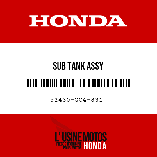 image de 52430-GC4-831 SUB TANK ASSY