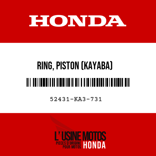image de 52431-KA3-731 RING, PISTON (KAYABA)
