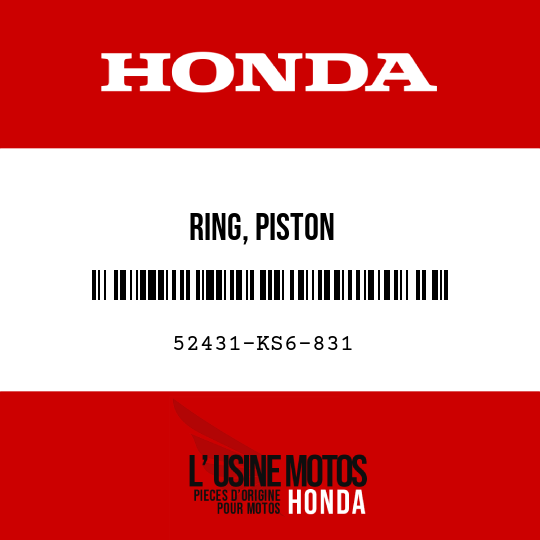 image de 52431-KS6-831 RING, PISTON