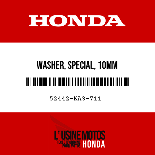 image de 52442-KA3-711 WASHER, SPECIAL, 10MM