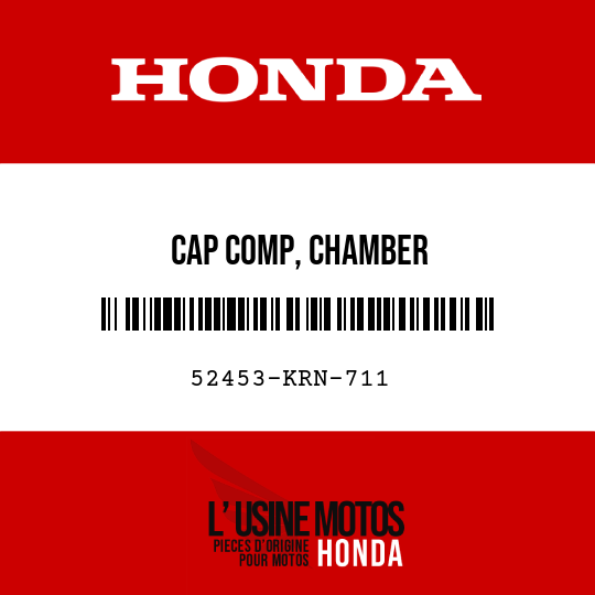 image de 52453-KRN-711 CAP COMP, CHAMBER