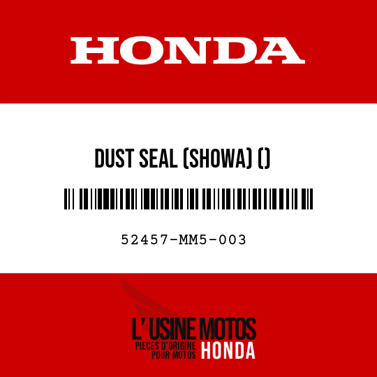 image de 52457-MM5-003 DUST SEAL (SHOWA) ()