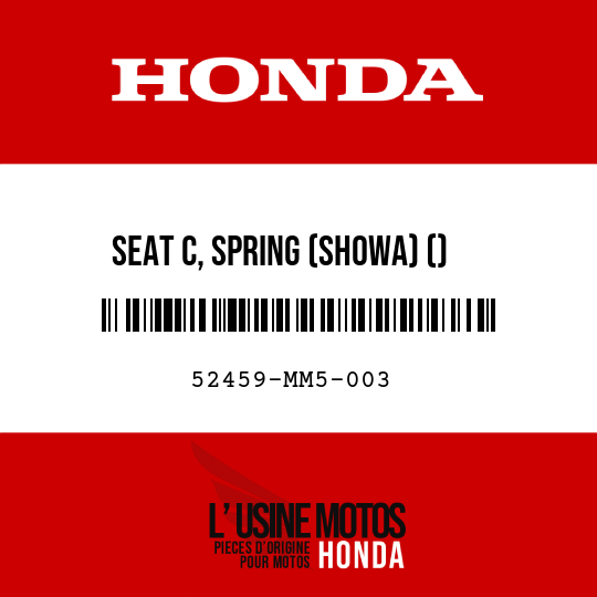 image de 52459-MM5-003 SEAT C, SPRING (SHOWA) ()