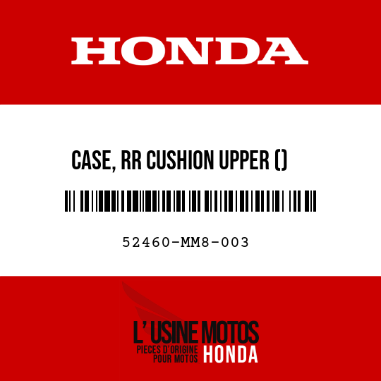 image de 52460-MM8-003 CASE, RR CUSHION UPPER ()