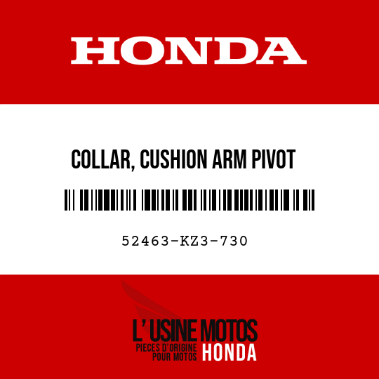 image de 52463-KZ3-730 COLLAR, CUSHION ARM PIVOT