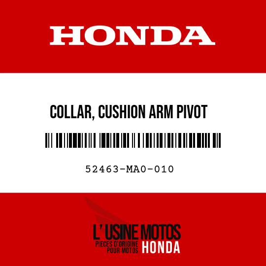 image de 52463-MA0-010 COLLAR, CUSHION ARM PIVOT