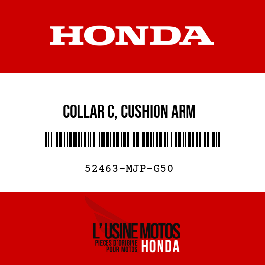 image de 52463-MJP-G50 COLLAR C, CUSHION ARM