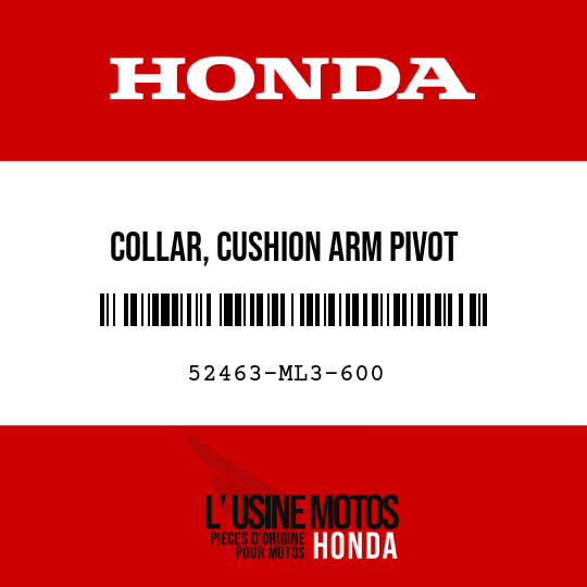 image de 52463-ML3-600 COLLAR, CUSHION ARM PIVOT