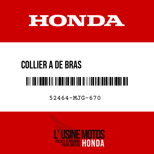 image de 52464-MJG-670 COLLIER A DE BRAS             D'AMORTESSEUR