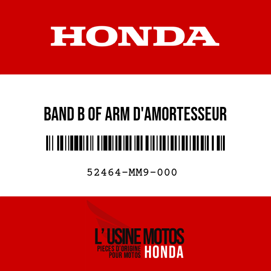 image de 52464-MM9-000 BAND B OF ARM D'AMORTESSEUR