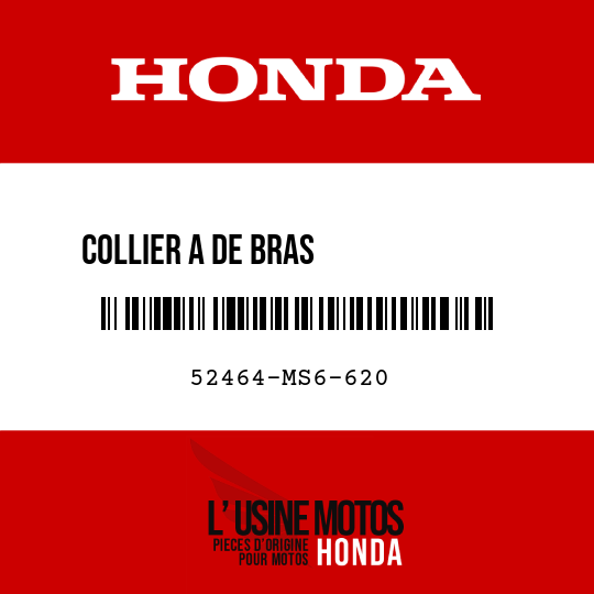 image de 52464-MS6-620 COLLIER A DE BRAS             D'AMORTESSEUR