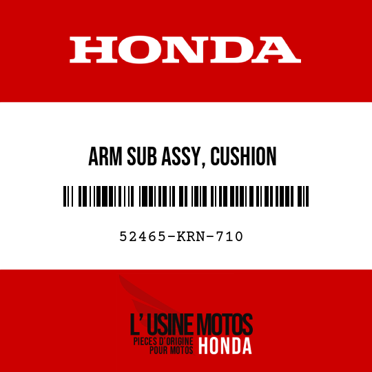 image de 52465-KRN-710 ARM SUB ASSY, CUSHION