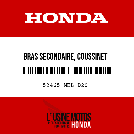 image de 52465-MEL-D20 BRAS SECONDAIRE, COUSSINET