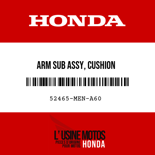 image de 52465-MEN-A60 ARM SUB ASSY, CUSHION