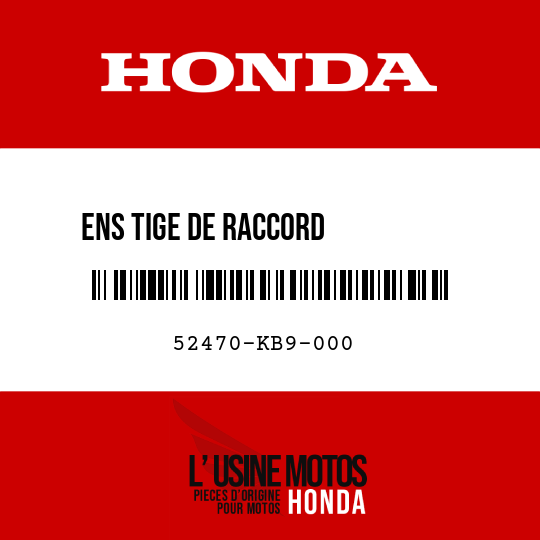 image de 52470-KB9-000 ENS TIGE DE RACCORD          AMORTISSEUR