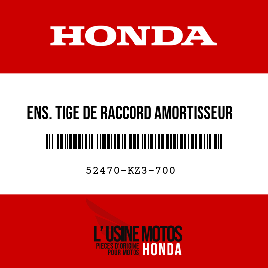 image de 52470-KZ3-700 ENS. TIGE DE RACCORD AMORTISSEUR