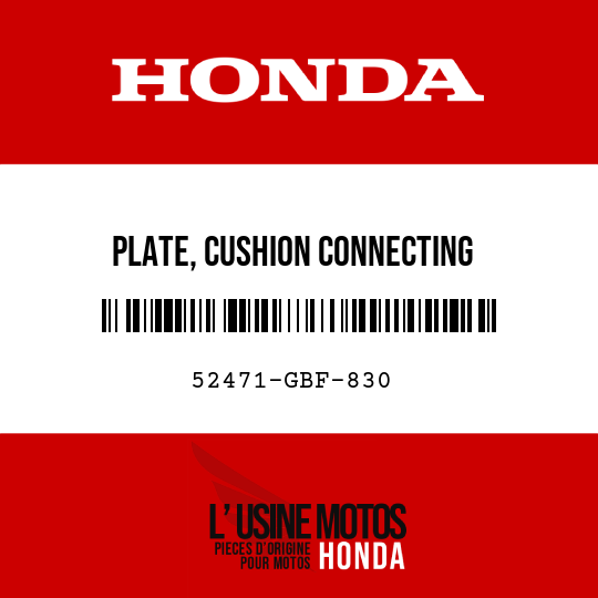 image de 52471-GBF-830 PLATE, CUSHION CONNECTING