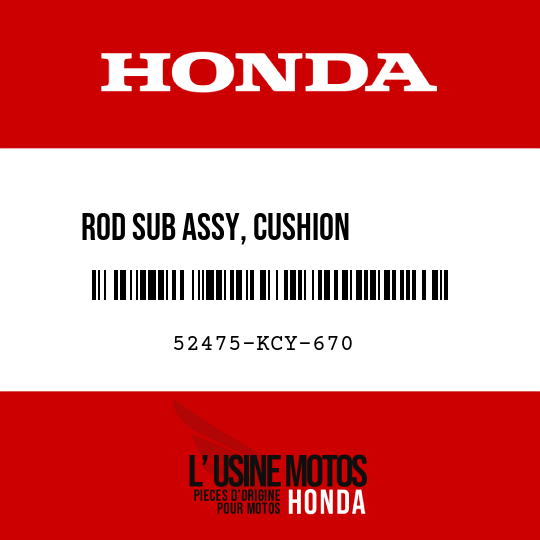 image de 52475-KCY-670 ROD SUB ASSY, CUSHION        CONNECTING