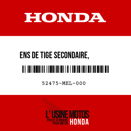 image de 52475-MEL-000 ENS DE TIGE SECONDAIRE,      COUSSIN CONNEXION