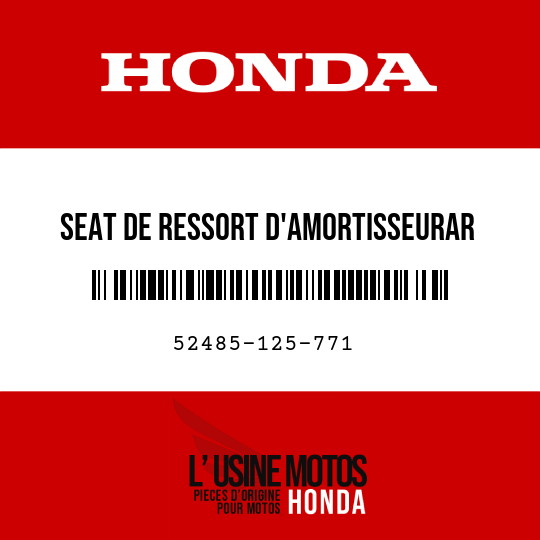 image de 52485-125-771 SEAT DE RESSORT D'AMORTISSEURAR