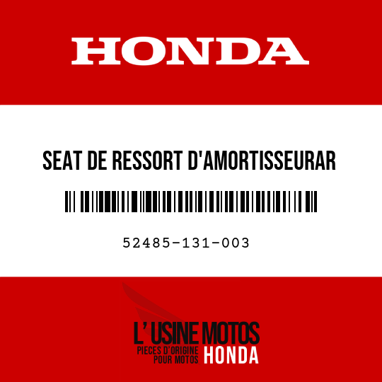 image de 52485-131-003 SEAT DE RESSORT D'AMORTISSEURAR (SHOWA)