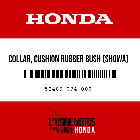 image de 52486-074-000 COLLAR, CUSHION RUBBER BUSH (SHOWA)