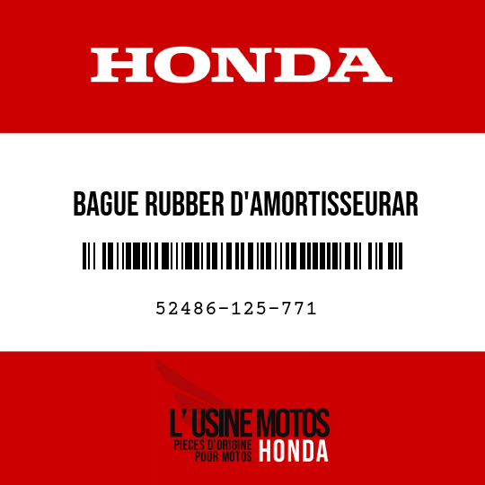 image de 52486-125-771 BAGUE RUBBER D'AMORTISSEURAR